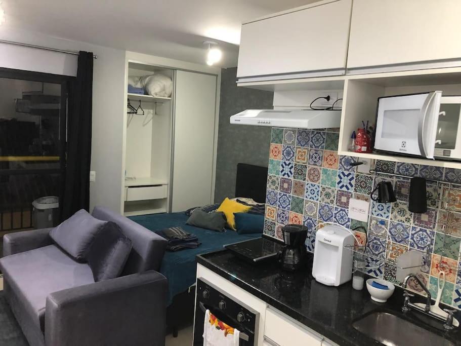 Appartement Studio Lindo Ao Lado Do Metro Santa Cecilia à São Paulo Extérieur photo